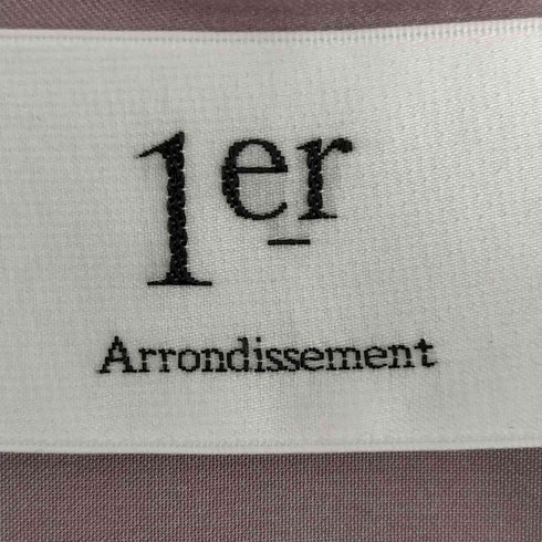 プルミエアロンディスモン 1er Arrondissement サテンボウタイブラウス レディース 36