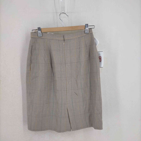 ブルックスブラザーズ BROOKS BROTHERS グレンチェック レーヨンウールスカート レディース 69-94