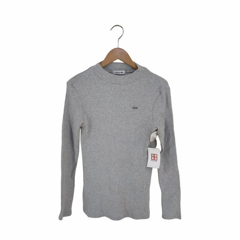 ラコステ LACOSTE ハイネックコットンカットソー レディース FR:40