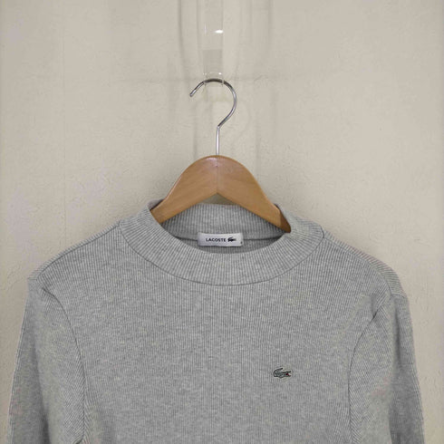 ラコステ LACOSTE ハイネックコットンカットソー レディース FR:40