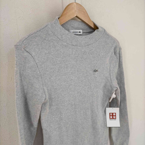 ラコステ LACOSTE ハイネックコットンカットソー レディース FR:40