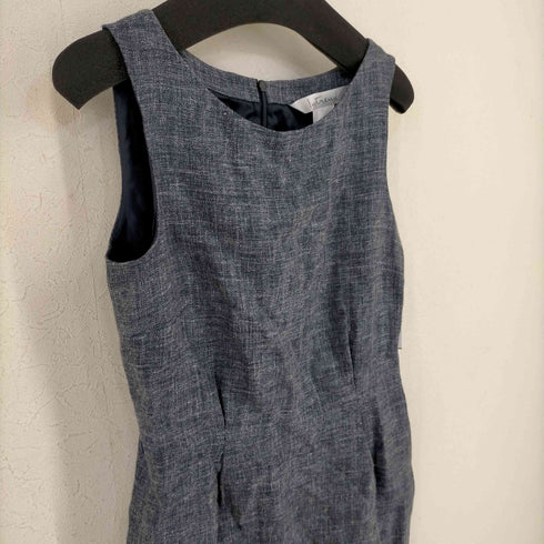 マックスマーラ MAX MARA INTREND シルクリネン ノースリーブワンピース レディース JPN:44