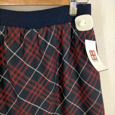 バーバリーロンドンブルーレーベル BURBERRY LONDON BLUE LABEL ウール混 Aライン チェックスカート レディース 38