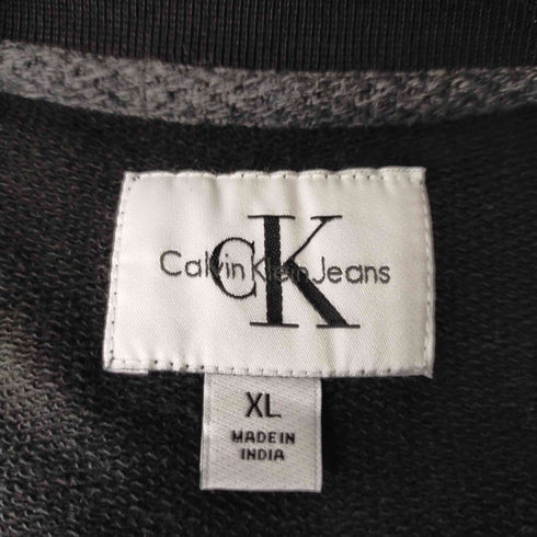 カルバンクラインジーンズ Calvin Klein Jeans ブランドロゴ刺繍テープ クルーネックスウェット メンズ import:XL