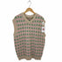 ザラ ZARA GEOMETRIC JACQUARD VEST メンズ L-XL