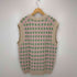 ザラ ZARA GEOMETRIC JACQUARD VEST メンズ L-XL