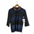 トリココムデギャルソン tricot COMME des GARCONS 14AW 丸襟 七分丈 ボーダー柄 ボタンカットソー レディース JPN:M