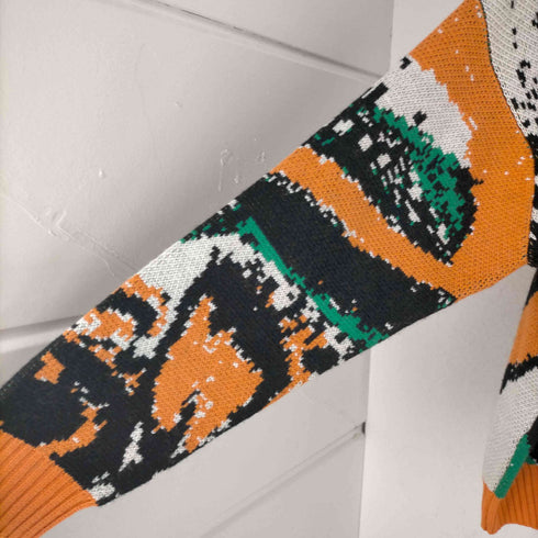 パム パークスアンドミニ P.A.M. / PERKS AND MINI Skull intarsia knit メンズ JPN:M