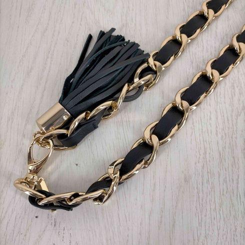 ドゥーズィエムクラス DEUXIEME CLASSE B-LOW THE BELT タッセル付きチェーンベルト レディース