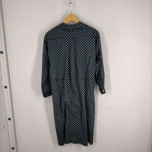 トリココムデギャルソン tricot COMME des GARCONS 15AW 丸襟 フリル期 ドット柄 シャツワンピース レディース JPN:M