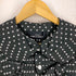 トリココムデギャルソン tricot COMME des GARCONS 15AW 丸襟 フリル期 ドット柄 シャツワンピース レディース JPN:M