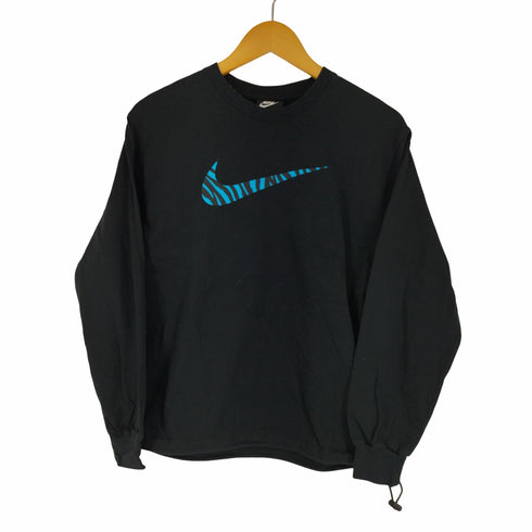 ナイキ NIKE スウッシュプリント L/Sカットソー ドローコード付き レディース JPN:M