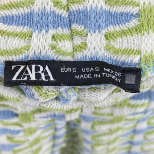 ザラ ZARA ジャガードパンツ レディース US S