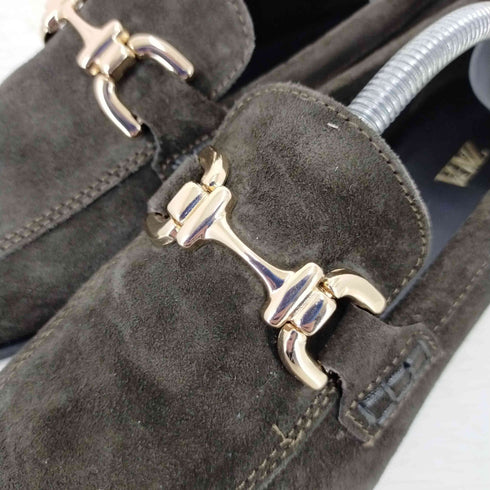 ザラ ZARA スエード ビットローファー レディース 38