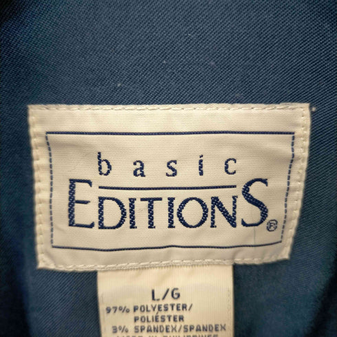 ベーシックエディションズ BASIC EDITIONS 90S ポリ L/Sシャツ レディース import:L