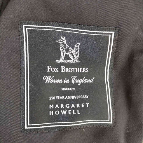 マーガレットハウエル MARGARET HOWELL FOX BROTHERS 250year anniversary 千鳥格子 2Bシングルテーラードジャケット メンズ JPN:M