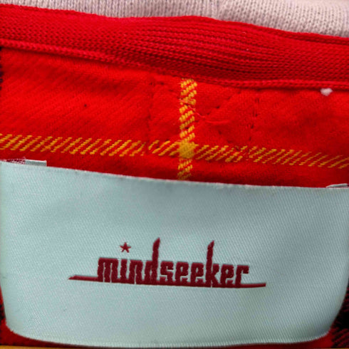 マインドシーカー Mindseeker NEW BASIC LOGO HOOD FLANNEL SHIRT メンズ JPN:M