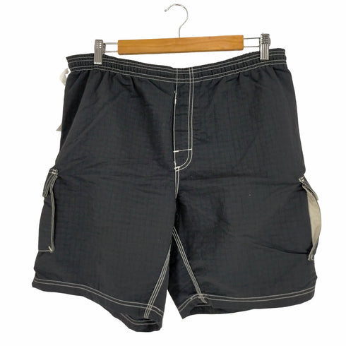 ステューシー Stussy 90s MADE IN USA ホワイトステッチナイロンショーツ メンズ JPN:M