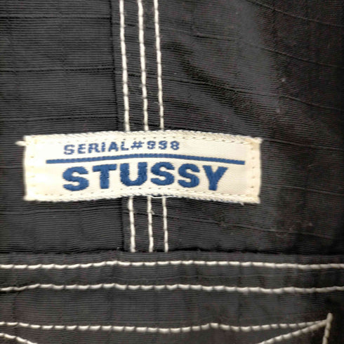 ステューシー Stussy 90s MADE IN USA ホワイトステッチナイロンショーツ メンズ JPN:M