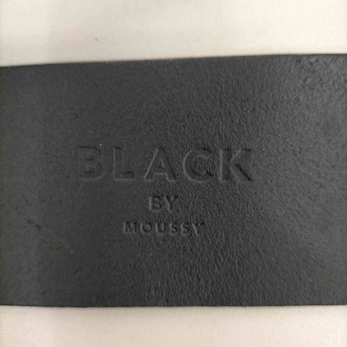 ブラックバイマウジー BLACK by moussy 2連レザーベルト レディース