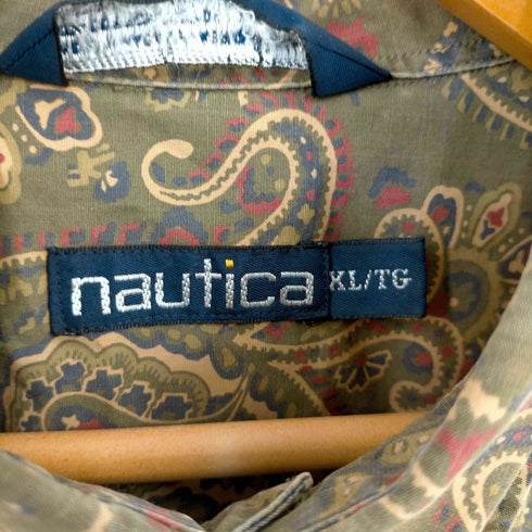 ノーティカ NAUTICA ペイズリー柄 BDシャツ メンズ import:XL
