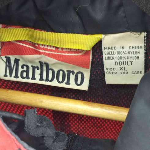 マルボロ Marlboro 90s ADVENTURE TEAM フロントワッペン ナイロンマウンテンジャケット メンズ import:XL