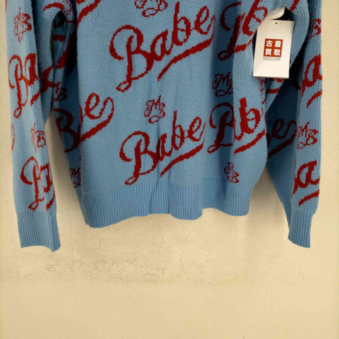 マイシュガーベイブ My Sugar Babe / MSB ロゴ アクリルニット メンズ L