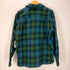 TROY OF CALIFORNIA 60S~ 韓国製 ボックスシルエット チェック柄 開襟 ネルシャツ メンズ import:L