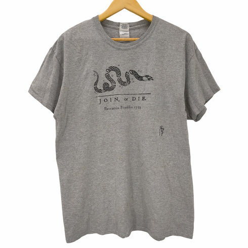 ギルダン GILDAN JOIN OR DIE ヘビプリント Tシャツ メンズ import:L