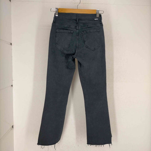 マザー mother ADED BLACK INSIDER CROP デニムパンツ レディース US:25