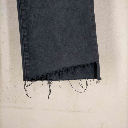 マザー mother ADED BLACK INSIDER CROP デニムパンツ レディース US:25