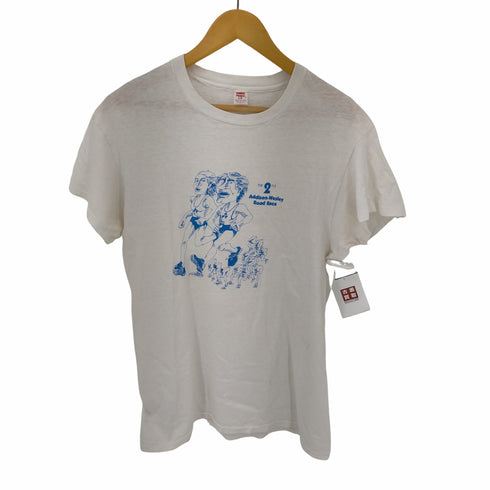 ヘインズ Hanes 90S ADDISON-WESLEY ROAD RACE プリント S/S Tシャツ メンズ JPN:L