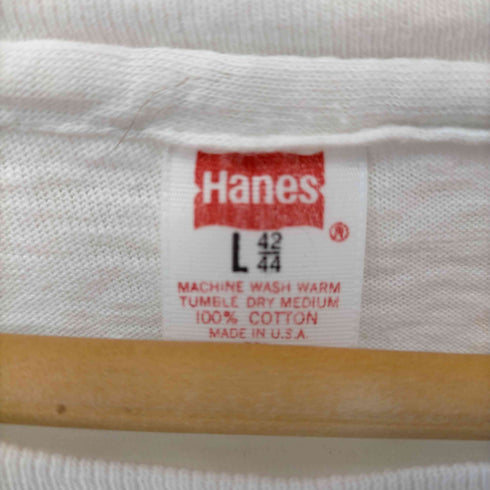 ヘインズ Hanes 90S ADDISON-WESLEY ROAD RACE プリント S/S Tシャツ メンズ JPN:L