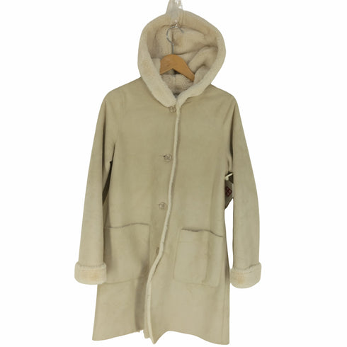 アデイインザライフユナイテッドアローズ A day in the life UNITED ARROWS フェイクムートン フーディーコート レディース JPN:36