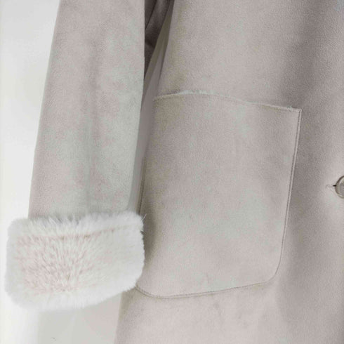 アデイインザライフユナイテッドアローズ A day in the life UNITED ARROWS フェイクムートン フーディーコート レディース JPN:36