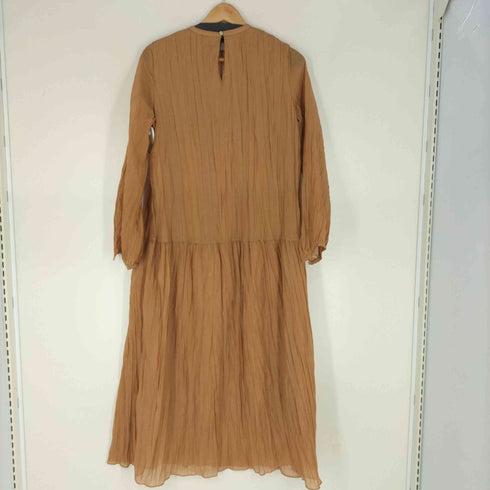 ユナイテッドアローズグリーンレーベルリラクシング UNITED ARROWS green label relaxing FFC プリーツカコウ マキシ ワンピース レディース