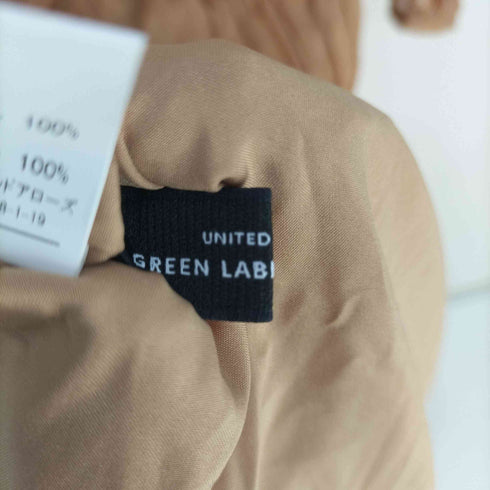 ユナイテッドアローズグリーンレーベルリラクシング UNITED ARROWS green label relaxing FFC プリーツカコウ マキシ ワンピース レディース
