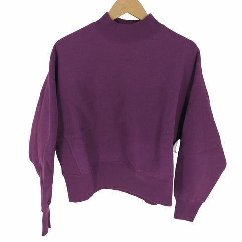 チャンピオン Champion モックネックスウェット 単色タグ 復刻 レディース import:M