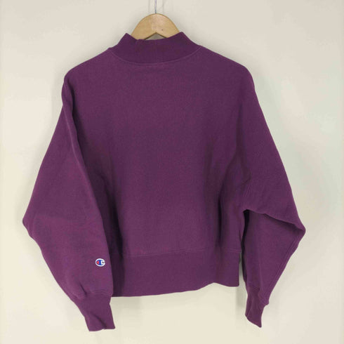 チャンピオン Champion モックネックスウェット 単色タグ 復刻 レディース import:M