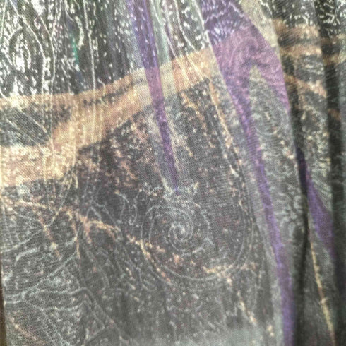 ヨウジヤマモト Yohji Yamamoto 総柄 狂想連合 イージースカート レディース