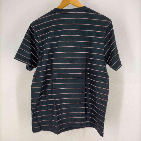 ステューシー Stussy 00S ロゴ刺繍 ボーダーTシャツ S/S メンズ import:S