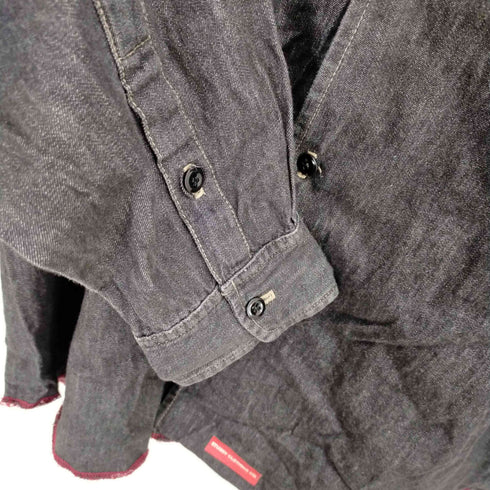 ステューシー Stussy 90s 紺タグ usa ロングスリーブデニムシャツ メンズ JPN:L