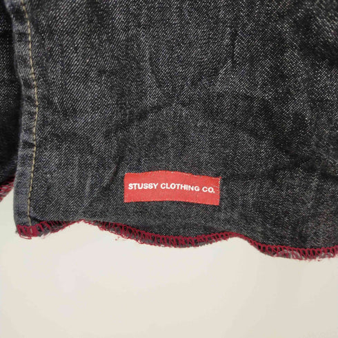 ステューシー Stussy 90s 紺タグ usa ロングスリーブデニムシャツ メンズ JPN:L