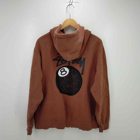 ステューシー Stussy 00s 8ボール コットンジップアップパーカー ジップアップフーディ メンズ JPN:L