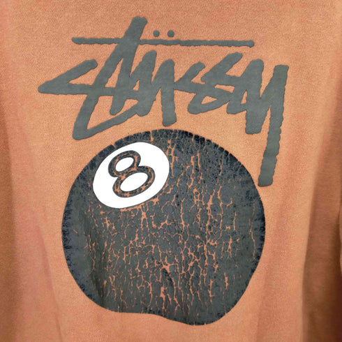 ステューシー Stussy 00s 8ボール コットンジップアップパーカー ジップアップフーディ メンズ JPN:L