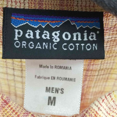 パタゴニア patagonia オーガニックコットン シアサッカー チェック S/Sシャツ メンズ JPN:M