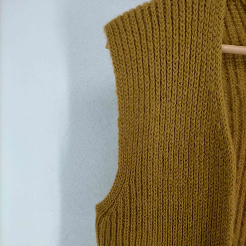 イッセイミヤケ ISSEY MIYAKE 70s オールスタイルタグ ボタンレスウールニットベスト メンズ