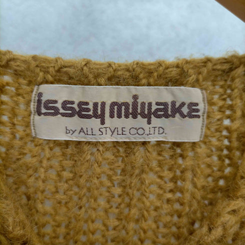 イッセイミヤケ ISSEY MIYAKE 70s オールスタイルタグ ボタンレスウールニットベスト メンズ