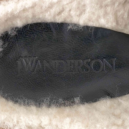 ジェイダブリューアンダーソン J.W.ANDERSON CHAIN LOAFERS チェーン装飾 スウェードボアローファー レディース 39