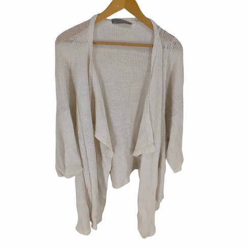 イッセイミヤケ ISSEY MIYAKE 80S 筆タグ コットンドレープカーディガン レディース